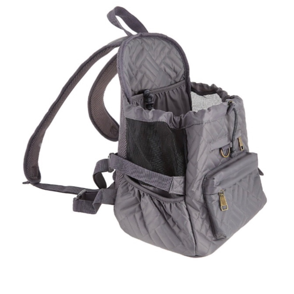 -Quilted Small Pet backpack- - Picture 3 of 13
